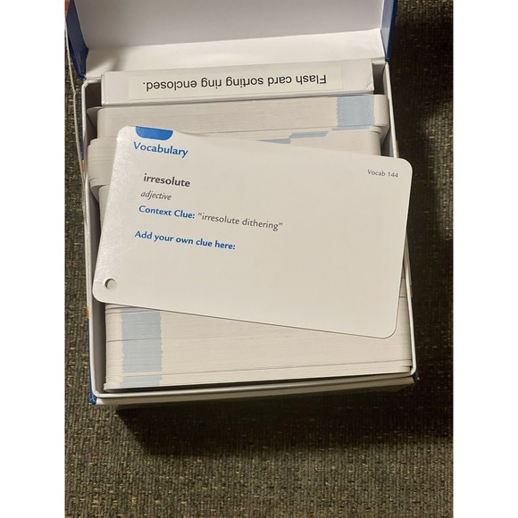 Barron’s GRE 3rd Edition GRE Cards Boxed Set New Open Box Study Guide College - Picture 3 of 5